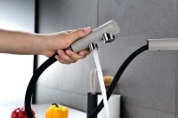 Товар: Смеситель для кухни Paulmark Serpentine Серый арт-Se213222-GR - фото 3 Смеситель для кухни Paulmark Serpentine Серый арт-Se213222-GR — фото 3, Смесители для кухни