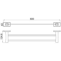 Товар: Полотенцедержатель Gappo двойной Хром арт-G0709 - фото 2 Полотенцедержатель Gappo двойной Хром арт-G0709 — фото 2, Полотенцедержатели