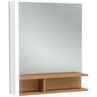 Зеркало Jacob Delafon Terrace 60 L с подсветкой с полкой арт-EB1180G-NF — фото 1, Зеркала в ванную комнату