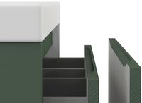 Тумба под раковину Cersanit Grande 60 подвесная Зеленая арт-64302 — фото 8, Тумбы под раковину