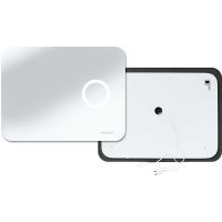 Зеркало Sanita Luxe Infinity 80 с подсветкой с подогревом и сенсорным выключателем арт-INF80SLMRPCI0012 — фото 5, Зеркала в ванную комнату