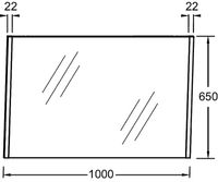 Зеркало Jacob Delafon Sherwood 100 Натуральный дуб арт-EB1837RU-P6 — фото 3, Зеркала в ванную комнату