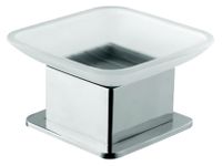 Мыльница Bemeta Plaza Хром/Прозрачный арт-140108191 — фото 1, Мыльницы