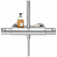 Душевая система Ideal Standard Ceratherm T50 с термостатом Хром арт-A7230AA — фото 2, Душевые стойки
