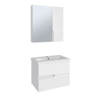 Тумба под раковину Runo Стокгольм 70 подвесная Белая арт-00-00001124 — фото 3, Тумбы под раковину