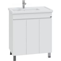 Тумба под раковину СанТа Марс 80 Белая арт-700217 — фото 1, Тумбы под раковину