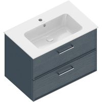 Тумба под раковину Kerama Marazzi Piano Classic 75 PIA.CL.75\BLU.M подвесная Синяя матовая арт-PIA.CL.75\BLU.M — фото 4, Тумбы под раковину