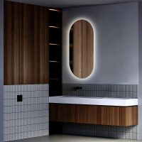 Зеркало Silver Mirrors Viva 55 с подсветкой с сенсорным выключателем арт-LED-00002549 — фото 5, Зеркала в ванную комнату