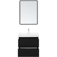 Товар: Тумба под раковину Aquanet Вега 2.0 60 подвесная Черная матовая арт-337953 - фото 9 Тумба под раковину Aquanet Вега 2.0 60 подвесная Черная матовая арт-337953 — фото 9, Тумбы под раковину