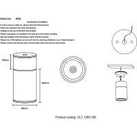 Потолочный светильник Crystal Lux Белый арт-CLT 138C180 WH — фото 4, Накладные светильники