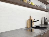 Керамическая плитка Ceramika Paradyz Scandiano Bianco Elewacja структурная фасадная 6,6х24,5см арт-64022 — фото 3, Ступени и клинкер