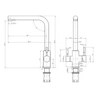 Товар: Смеситель для кухни Olive's Balear Нержавеющая сталь арт-13450BL - фото 2 Смеситель для кухни Olive's Balear Нержавеющая сталь арт-13450BL — фото 2, Смесители для кухни