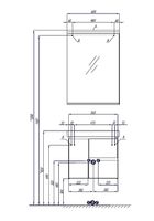Зеркало Aquaton Рене 60 с подсветкой Белое глянцевое арт-1A222302NR010 — фото 6, Зеркала в ванную комнату