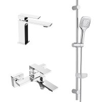 Товар: Комплект смесителей Orange Lutz Хром арт-M04-311cr - фото 5 Комплект смесителей Orange Lutz Хром арт-M04-311cr — фото 5, Готовые комплекты для ванной комнаты