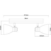 Настенный светильник Artelamp Mercoled Белый арт-A5049AP-2WH — фото 4, Споты