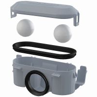 Гидрозатвор Alcaplast для душевого лотка комбинированный Серый арт-P065-ND — фото 1, Комплектующие для душевого оборудования