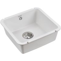 Кухонная мойка Paulmark Unter 45 Белая арт-PM204543-WH — фото 2, Кухонные мойки