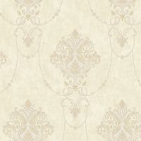 Обои Bernardo Bartalucci Beatrice Винил на флизелине (1,06*10,05) Бежевый, Дамаск арт-5016-4 — фото 1, Обои для стен
