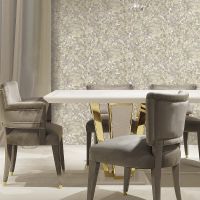 Обои Decori-Decori Carrara Винил на флизелине (1,06*10,05) Бежевый/Серый, Мрамор арт-82649 — фото 2, Обои для стен