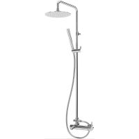 Душевая система Cezares Сатин арт-CZR-B-CVD2-ST — фото 1, Душевые стойки