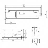 Товар: Поручень Bemeta Help Белый матовый арт-301102284 - фото 2 Поручень Bemeta Help Белый матовый арт-301102284 — фото 2, Поручни для ванной