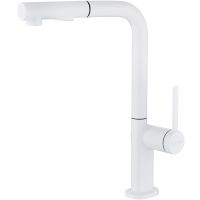 Смеситель для кухни Paulmark Neo Белый матовый арт-Ne214419-431 — фото 1, Смесители для кухни