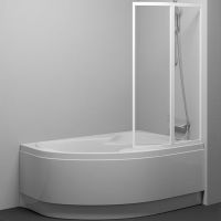 Товар: Шторка на ванну Ravak Supernova VSK2 Rosa 150 R профиль Белый стекло Transparent арт-76P80100Z1 - фото 1 Шторка на ванну Ravak Supernova VSK2 Rosa 150 R профиль Белый стекло Transparent арт-76P80100Z1 — фото 1, Шторки для ванной распашные