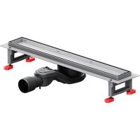 Душевой лоток AM.PM MasterFlow 50 с решеткой Хром матовый / под плитку Tile арт-W01SC-U11-050-04SB — фото 1, Душевые лотки