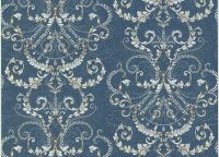Обои Decori-Decori Gioiello Винил на флизелине (1,06*10,05) Синий, Дамаск арт-82512 — фото 2, Обои для стен