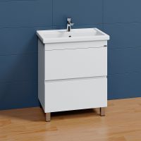 Товар: Тумба под раковину СанТа Марс 70 Белая арт-700293 - фото 2 Тумба под раковину СанТа Марс 70 Белая арт-700293 — фото 2, Тумбы под раковину