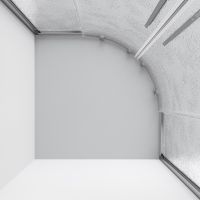 Душевой уголок Niagara Nova 80х80 профиль Хром стекло шиншилла арт-NG-3625-34 — фото 5, Душевые уголки четверть круга