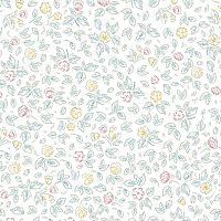 Обои Andrea Rossi Stromboli Винил на флизелине (1,06*10) Белый/Зеленый/Желтый, Листья/Цветы арт-54340-3 — фото 1, Обои для стен