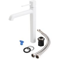 Смеситель для раковины Orange Karl Белый арт-M05-121w — фото 7, Смесители для раковины