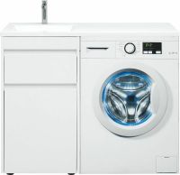 Тумба с раковиной Aquanet Токио 110 L Белая арт-239298 — фото 11, Тумбы с раковиной