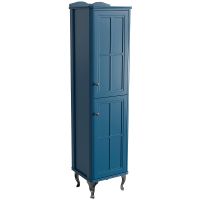 Шкаф пенал Caprigo Borgo 40 R Синий матовый арт-33450R-В136 — фото 1, Пеналы для ванной комнаты