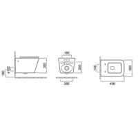 Товар: Унитаз Ceruttispa Maiella Aria MW подвесной Белый матовый с сиденьем Микролифт арт-CT9164 - фото 8 Унитаз Ceruttispa Maiella Aria MW подвесной Белый матовый с сиденьем Микролифт арт-CT9164 — фото 8, Подвесные унитазы