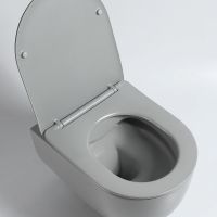 Унитаз Vincea Evo подвесной Серый матовый с сиденьем Микролифт арт-VT1-34SMG — фото 4, Подвесные унитазы