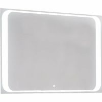 Зеркало Jorno Modul 100 с подсветкой с сенсорным выключателем арт-Mоl.02.92/W — фото 2, Зеркала в ванную комнату