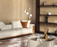 Обои Zambaiti Parati Trussardi VII Винил на флизелине (0,7*10,05) Коричневый, Рогожка арт-18945 — фото 3, Обои для стен