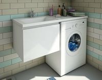 Тумба с раковиной Эстет Dallas Luxe 120 L подвесная Белая арт-ФР-00001925 — фото 7, Тумбы с раковиной