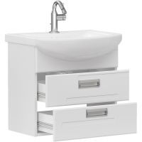 Тумба под раковину Volna Joli 60.2Y подвесная Белая арт-tpJOLI60.2Y-01 — фото 2, Тумбы под раковину