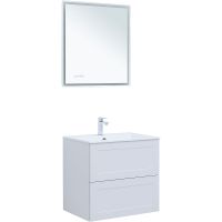 Тумба под раковину Aquanet Терра 70 подвесная Белая матовая арт-313233 — фото 6, Тумбы под раковину