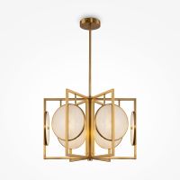 Люстра Maytoni Modern Marmo Белая Золото арт-MOD099PL-06G — фото 2, Люстры