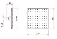 Товар: Верхний душ Berges Nardis S Black Черный матовый арт-072002 - фото 2 Верхний душ Berges Nardis S Black Черный матовый арт-072002 — фото 2, Верхние души