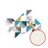 Фреска Ortograf Forma 32649 Фактура флок FLK Флизелин (4*2,7) Белый/Разноцветный, Геометрия/Абстракция арт-32649 (флок FLK) — фото 1, Фрески