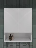 Подвесной шкаф Orange Вега 60 Белый арт-Vg-60SR — фото 2, Шкафы для ванной