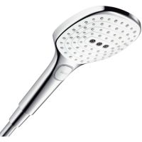 Душевая лейка Hansgrohe Raindance Select Е Хром Белый арт-26520400 — фото 1, Лейки для душа