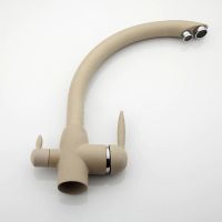 Смеситель для кухни Frap H99 Бежевый арт-F4399-20 — фото 2, Смесители для кухни