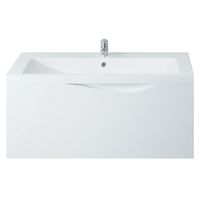 Тумба под раковину 1MarKa Этюд 100П Белая глянцевая арт-У51045 — фото 1, Тумбы под раковину