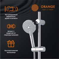 Душевой гарнитур Orange O-Shower Хром арт-OS032 — фото 2, Душевые гарнитуры на штанге